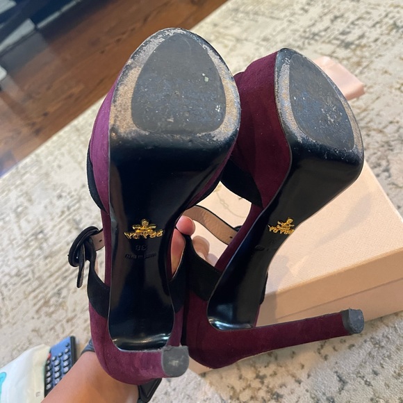 Prada Suede Heels - Picture 9 of 10